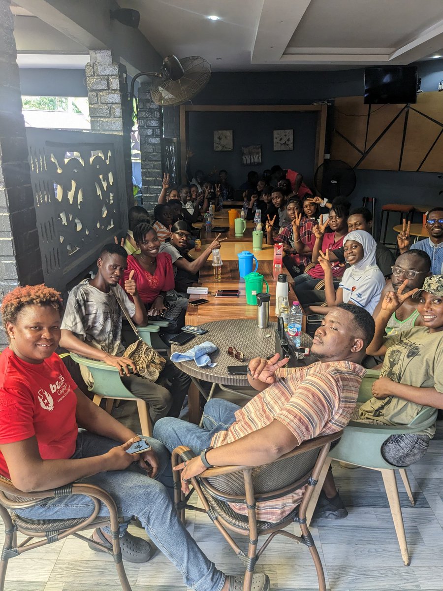 We had our Sunday lunch after #BarcampCapeCoast 2024 - at Solace in #CapeCoast. Present were our team members, other @GhanaThink members, our #bccapecoast volunteers & other friends. It was a #fufuparty like most of those preceding this through #BarcampGhana. #bccapecoast24