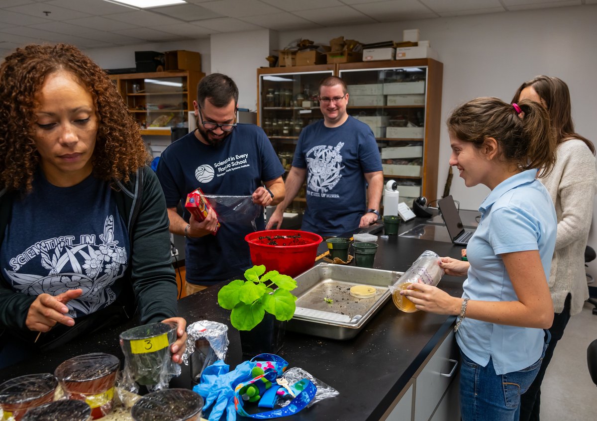 #K-12 teacher in #Florida? Apply for our #ScientistsInFLSchools PAID professional development workshops. Topics include paleontology, AI, museum collections, and plant pathology! Learn more: loom.ly/0DEQGqA