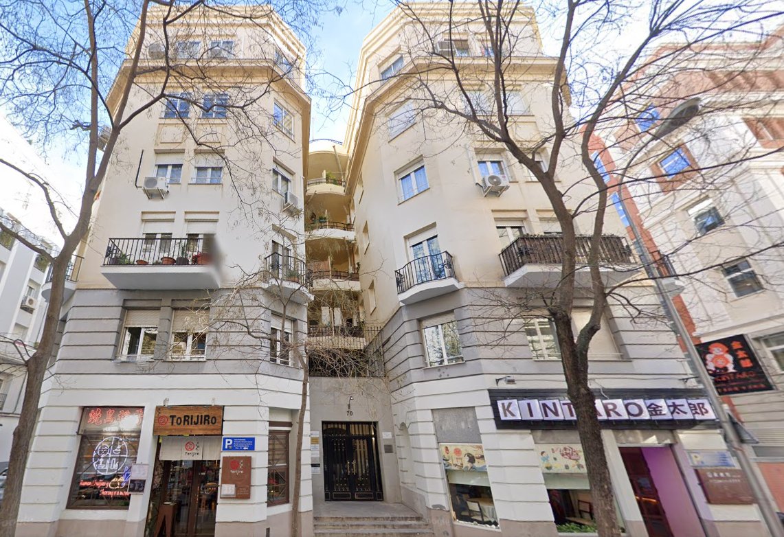 santiagodotor's tweet photo. Otros (algo) olvidados de @PalaciosRamilo: Quevedo 6 c/v Bravo Murillo 1, Viriato 22, José Abascal 51 y Fernández de la Hoz 70 (📷 1-3 @ComunidadMadrid, 4 @GoogleMaps). https://t.co/5zCN8E2Nh8