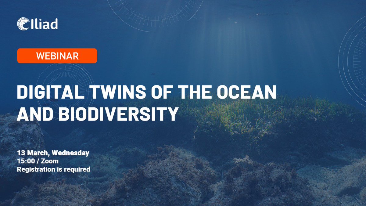 ocean_twin's tweet photo. Want to learn about sensor fusion for real-time biomass estimation? Come join us this week at the Iliad Webinar Series: Digital Twins of the Ocean and Biodiversity, to hear Muriel Dunn and Ralph Stevenson-Jones from SINTEF Ocean. https://t.co/3sQKkAxLKu #Iliad #DTOs #GBIF #OBIS https://t.co/PHPRPGl2AS