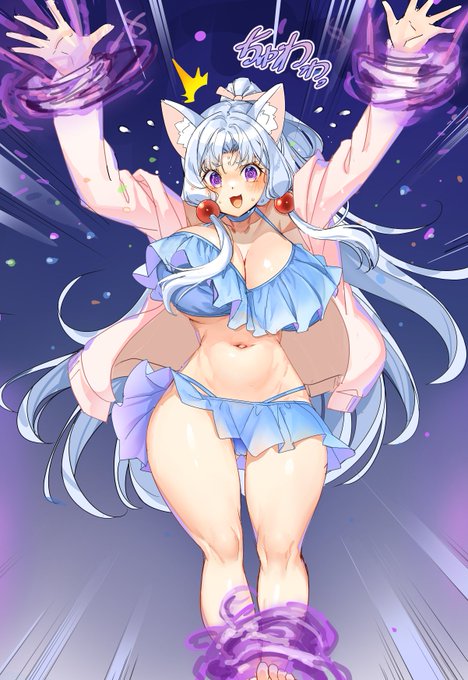 SA3で拘束される水着イタコさん描きました 