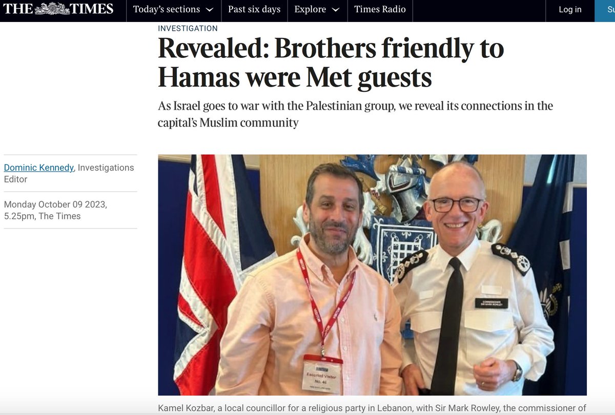 Gurujuish's tweet photo. SirMarkRowley simpering like a girly w/new bestie Hezbollah chief &brother of HAMAS chief (pic2) w/HAMAS leader Ismail Haniyeh @ FinsPkMosque.
9/11 @SadiqKhan paid HAMAS brother to instruct @metpoliceuk on racism.
#KickKhanOut #SackSadiq #TerrorMayor
@CouncillorSuzie For Mayor! https://t.co/PisHXJus2E
