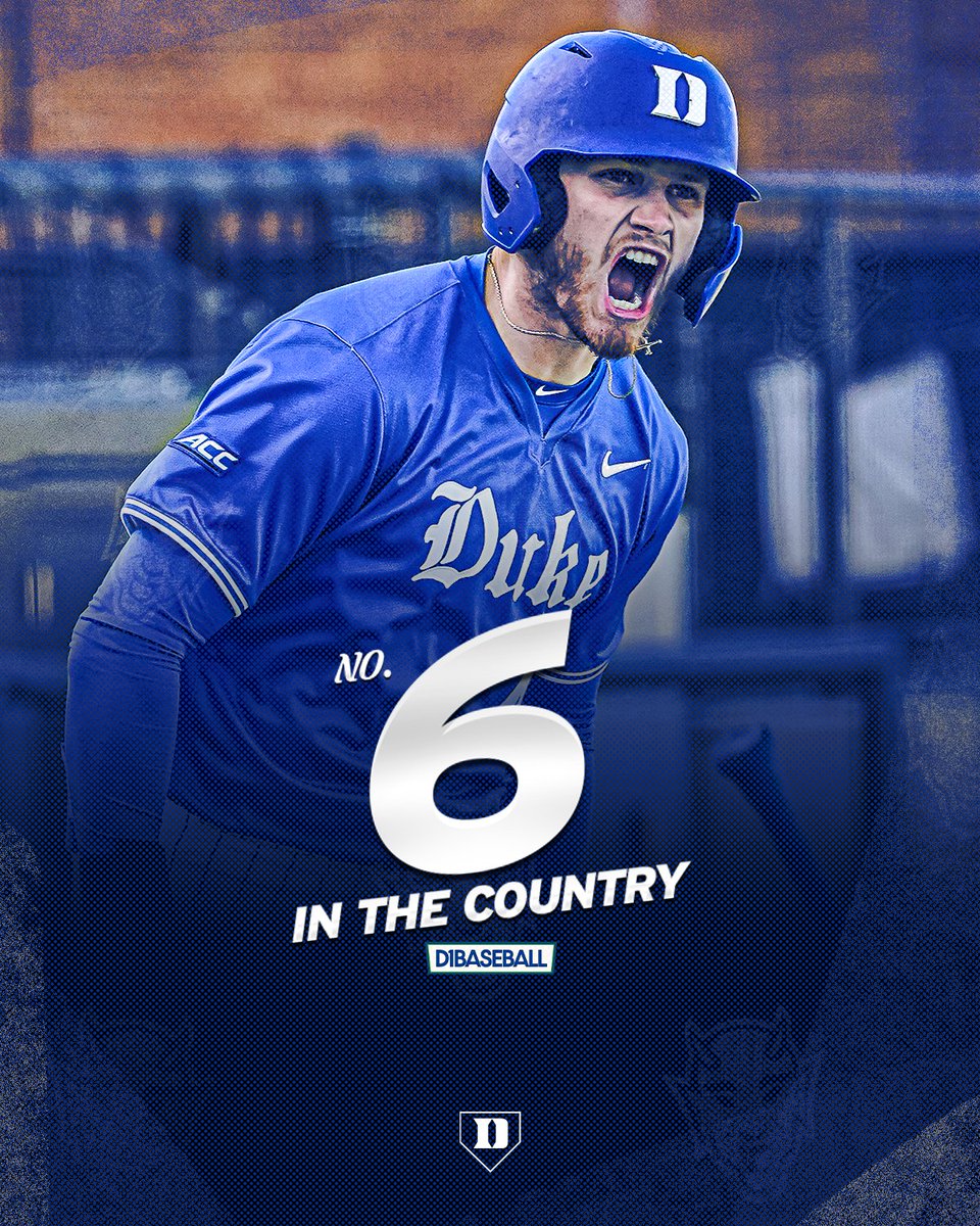 Highest @d1baseball Ranking in Program History #BlueCollar | #GoDuke