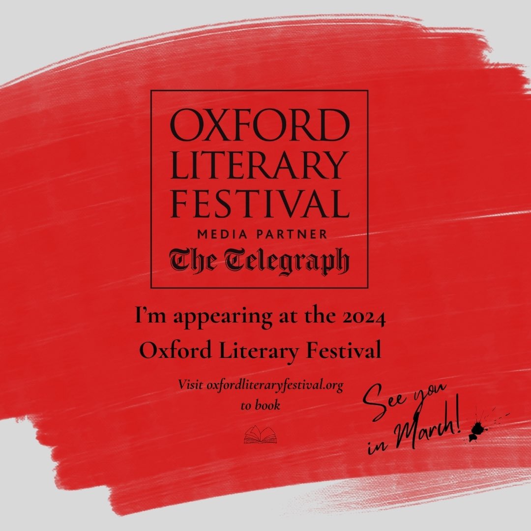 I am so excited to be at the @oxfordlitfest this Saturday with @emcstrang and @suzifeay talking about our debut novels! Come along and see me! @bedsqpublishers @ed_pr oxfordliteraryfestival.org/literature-eve…