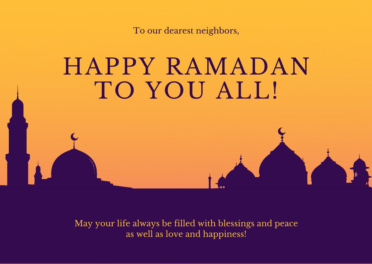 Ramadan Mubarak!