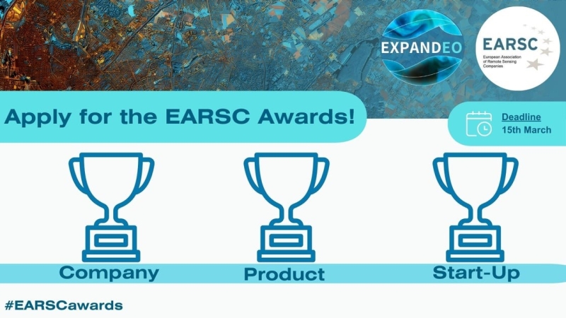 The @EARSC Awards 2024 are here! 🏆 Celebrating innovation and excellence in EO services, these prestigious awards recognize outstanding contributions by companies and startups. This is your chance to apply!🚀 🗓️deadline: 15 March ➡️more: eo.belspo.be/en/agenda/appl…