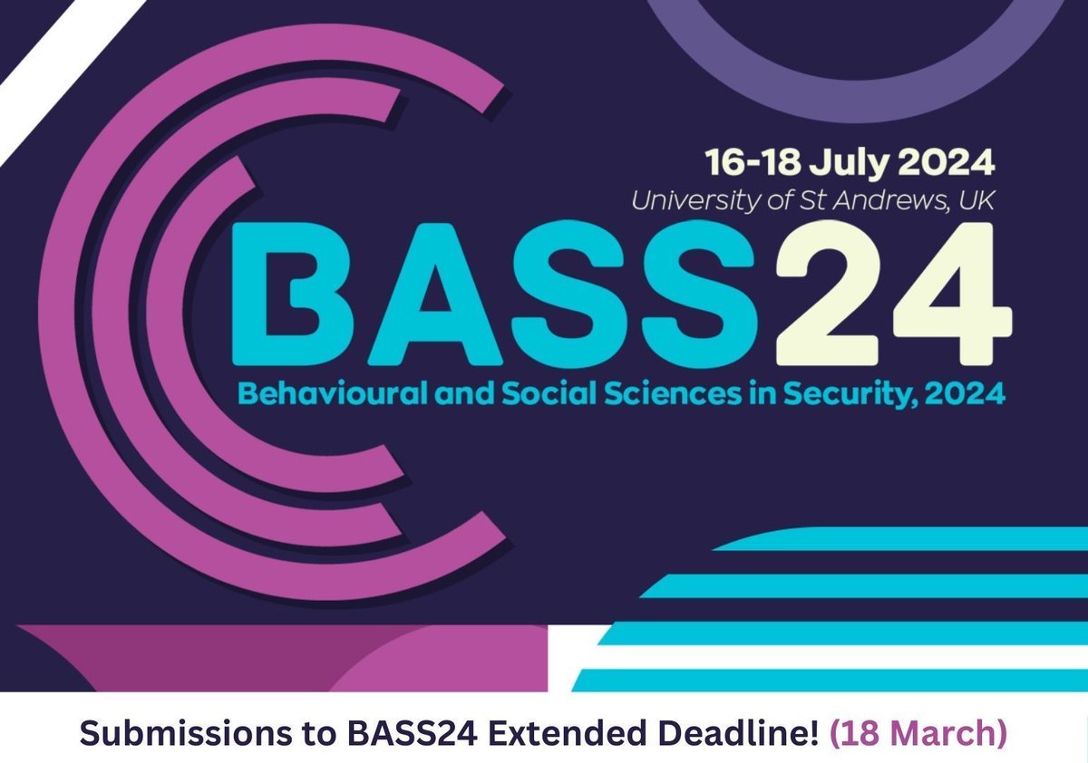 📣 CALL FOR PAPERS - DEADLINE EXTENDED! You now have 1 extra week to submit your abstracts for #BASS24! 🕒 18 March 16:00 GMT ⬇️ Submit here: lancasteruni.eu.qualtrics.com/jfe/form/SV_3F…