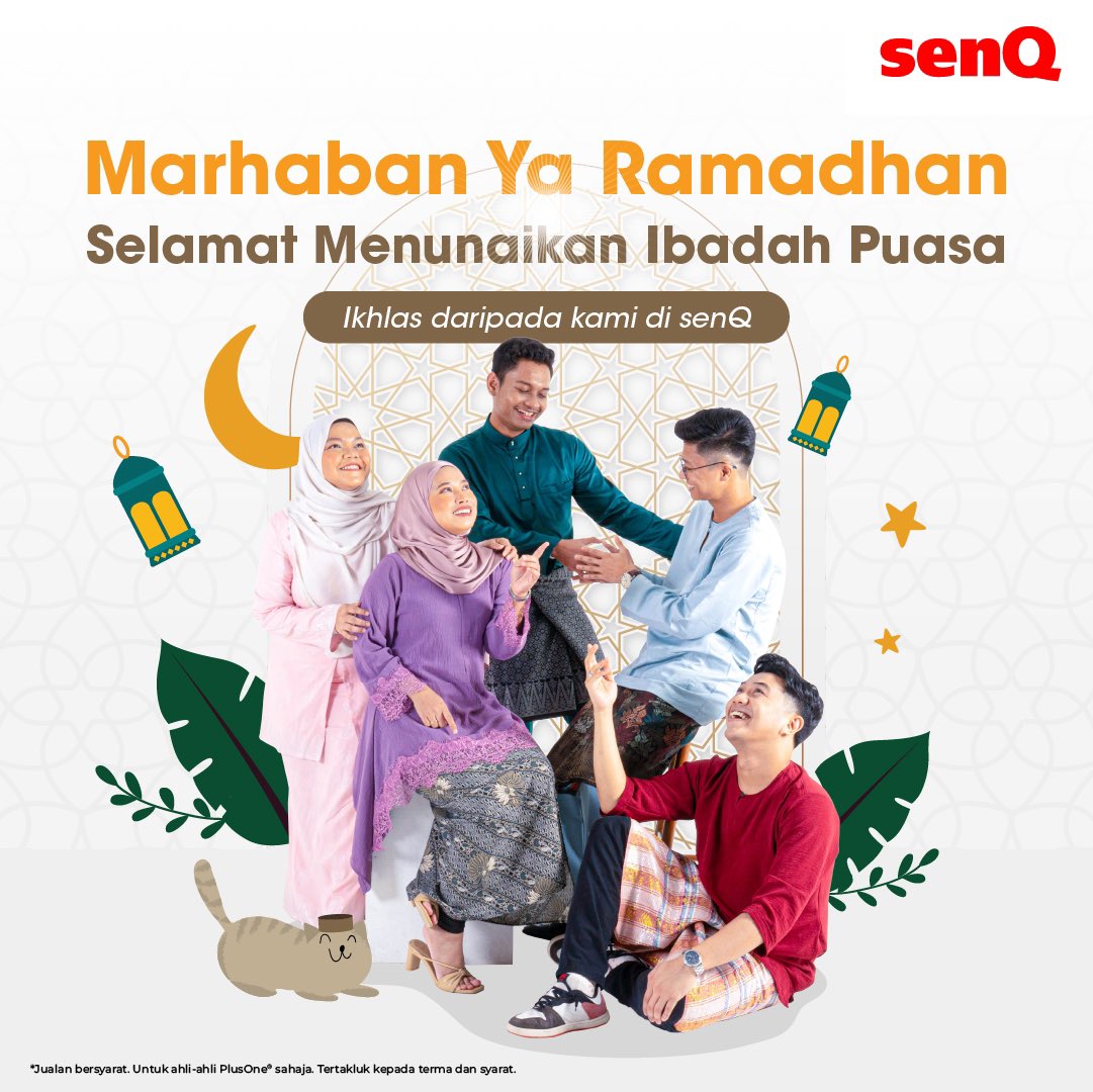 senQ_MY's tweet photo. As the crescent moon rises and the holy month of Ramadan begins, we at senQ extend  our warmest wishes for a blessed month ahead. May your coming days be filled with peace, prayers, and contentment.

Ramadan Mubarak to all! 🌙✨

#senQMY
#Ramadan2024 https://t.co/49soOXxBu6