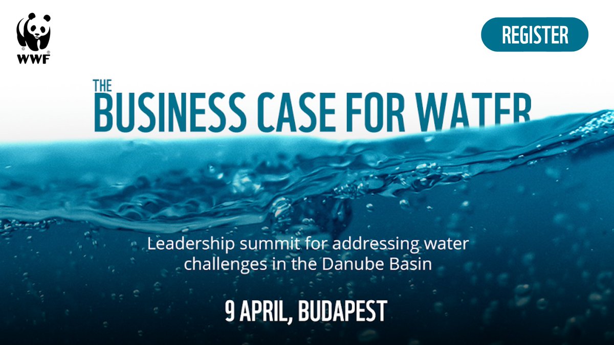 💧 Join us at the leadership summit „The Business Case for Water: addressing water challenges in the Danube Basin” to stay on top of the latest water sustainability practices. Register here👉waterconference.wwfcee.org 📍 Budapest ⏰ 9 April 2024