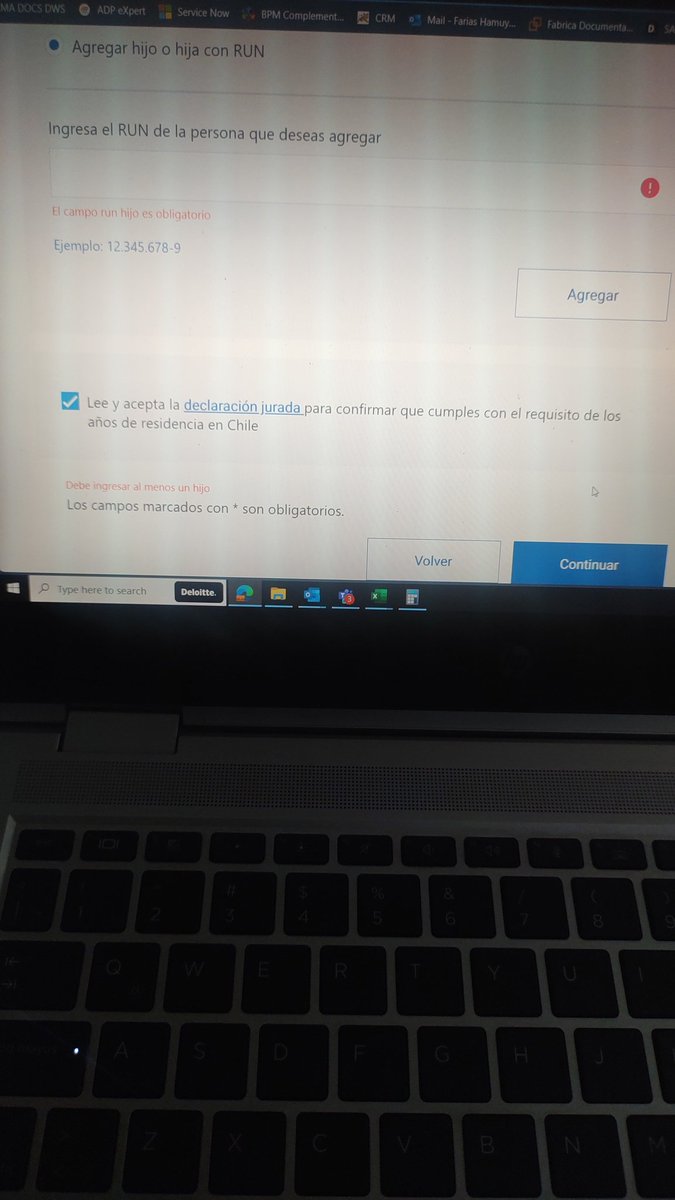 JavierFariHa's tweet photo. @ChileAtiende buen día, favor su ayuda, la solicitud de bono por hijo, no deja avanzar en la etapa 2, cuando aparecen los hijos, viene por defecto marcado agregar más hijos (el cual no es el caso, ya que los que aparecen están correctos y no deja avanzar a la próxima etapa) https://t.co/CiEvryOsvC