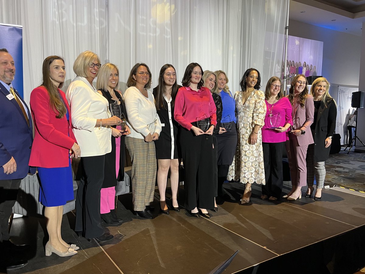 At the Women in Business awards. Congratulations to all the nominees and the winners