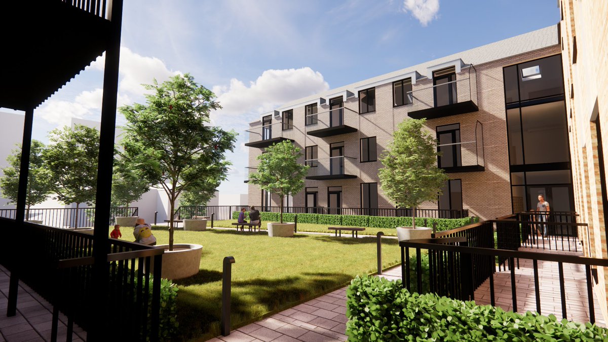 BroxArch's tweet photo. We are pleased to see our scheme for the former Gomme (G Plan) furniture factory in High Wycombe now in for planning and awaiting a decision. The proposals look to create a mixed-use development of 6 office units, 1 flexible community space and 47 residential apartments. https://t.co/4am1e8cOgQ