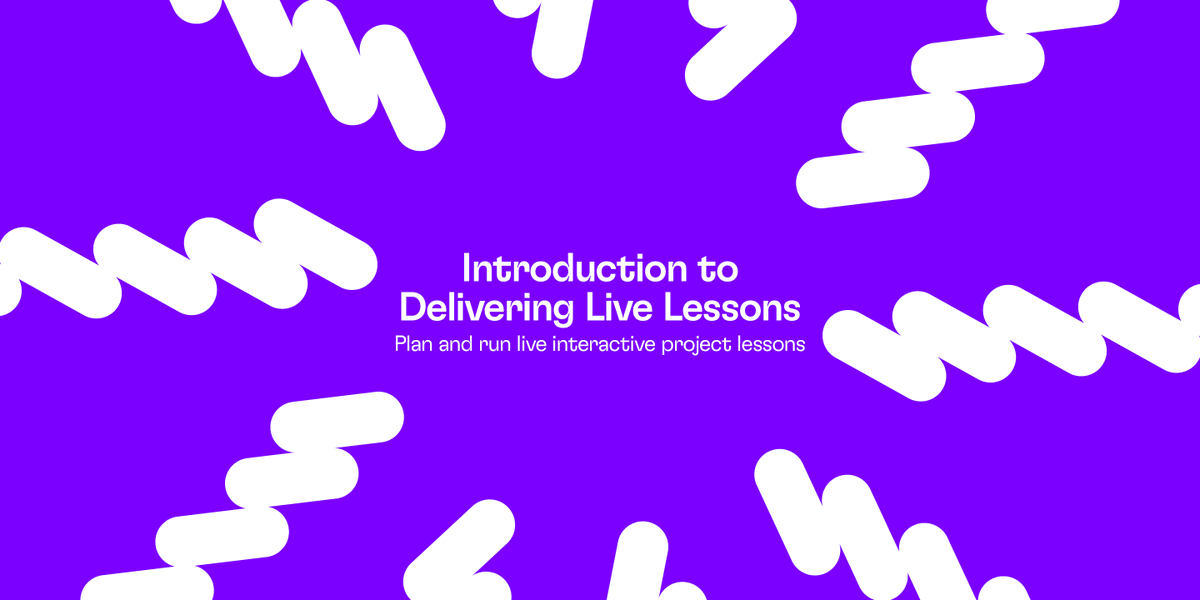 CALLING ALL TEACHERS 💜 Join our 1-hour 'Delivering Live Lessons' workshop now. Learn how to plan and run live interactive project lessons! 🎟️ Free to attend 📍Online 🗓️ Wednesday 13th March 2024 16:00–17:00 GMT Register: lnkd.in/eNaWQhKb