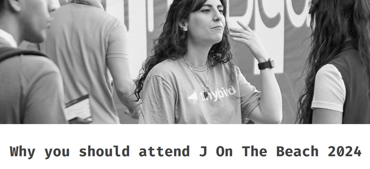 Are you considering attending J On The Beach 2024 but facing resistance from your boss? 🖐 Read this new blog post with five reasons why attending J On The Beach could be a game-changer for your company’s success and your professional development 👇👇👇 cutt.ly/iw0yTQEh…
