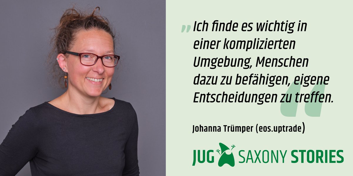 Johanna Trümper ist #AgileCoach bei #eosuptrade in #Dresden. Bei #JUGSaxonyStories erzählt sie von ihrem Weg dahin und warum der Job ihr so viel Freude bereitet. Hier ist das vollständige #Interview: jugsaxony.org/timeline/2024/… #Studierende #Jobs #ITjobs #womeninit #womenintech