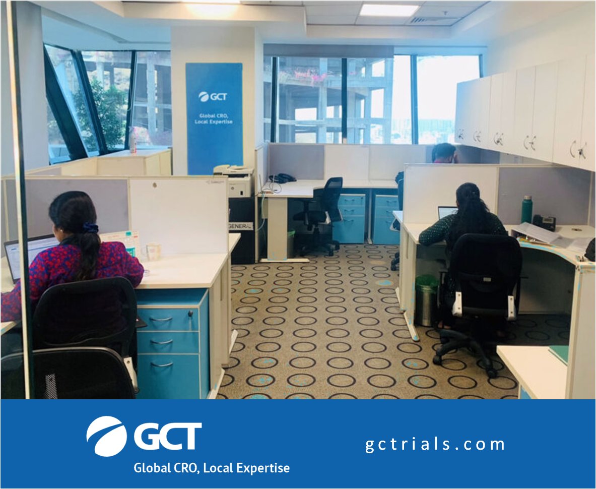 GCT is proud to announce the expansion of its operations in India. In response to the growing demand for clinical trials services, GCT-India has augmented its workforce and relocated to a new office space in Mumbai. #GCT_India #gctrials #globalcro #clinicalresearch #health