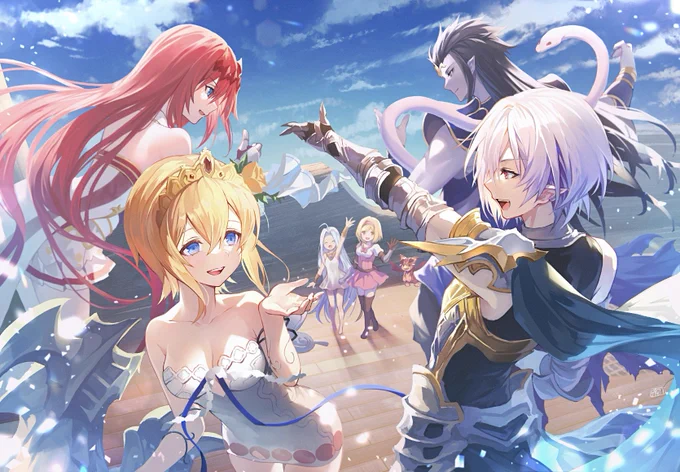 グラブル ー!10周年おめでとう〜!!!#グラブル10周年 