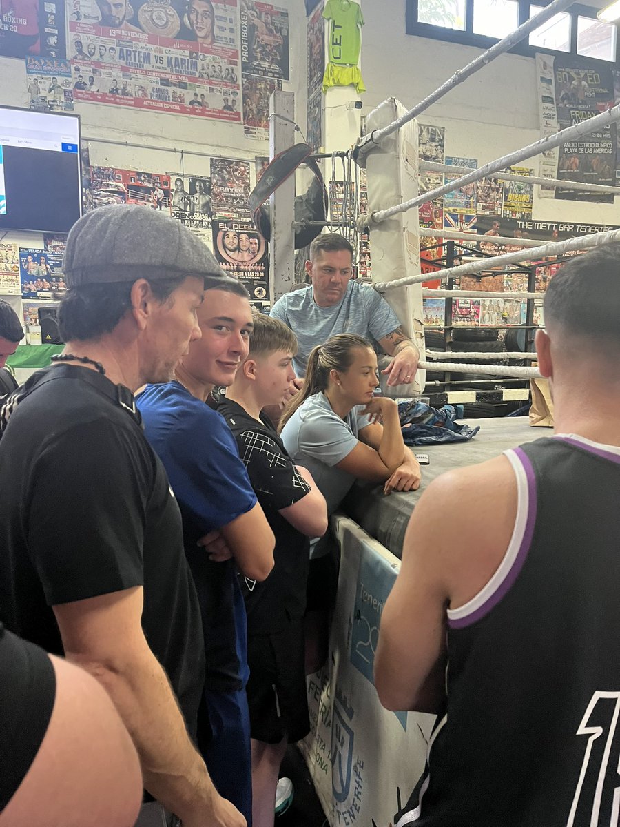 Absolutely buzzing for Patrick Brown Qualifying for the Paris Olympics for @gbboxing Watched the bout with the team in @BoxeoPovedano gym. Proud of Sale Amateur Boxing Club and @mosssidefirebox who where instrumental along Patrick’s journey