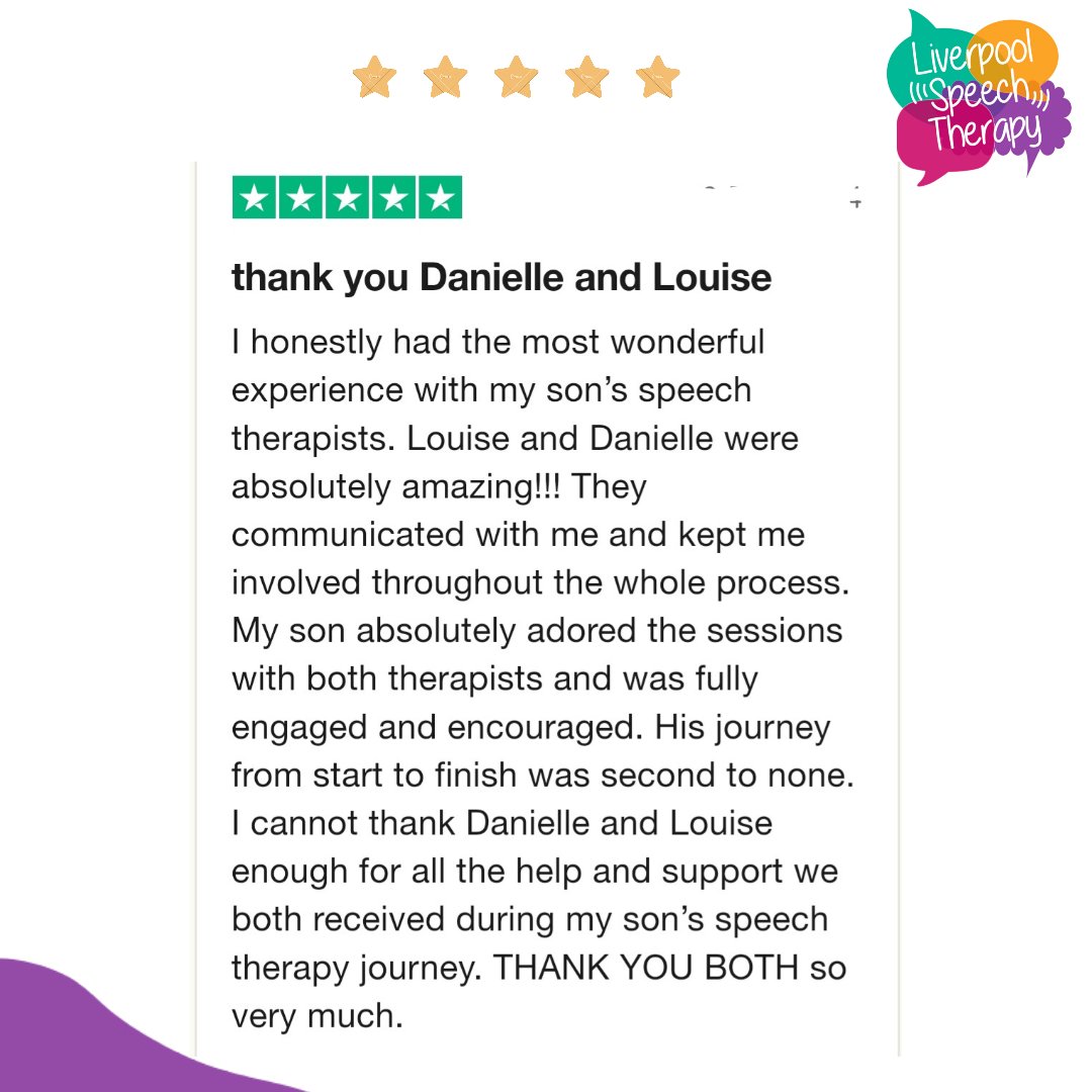 We're on the same team👥 Collaboration is key🗝️ Louise @LGilmartin_SLT has received this lovely review from a Mum who's first-hand experience has demonstrated the value of our joint working & liaison with NHS colleagues ⭐️ @rcslt @RCSLTLearn @SLTsSameTeam #mysltday