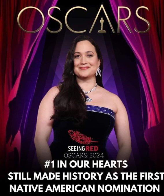 Thank you Lily Gladstone for an entertaining award season like never before 🤎🪶 You put hope back in my<a href="/tag/meetmevip"class="tags"><span>#meetmevip</span></a>