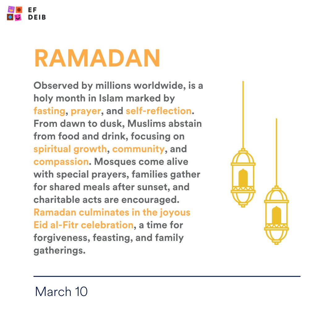 As we come together in fasting and prayer, may this holy month bring us peace, blessings, and spiritual growth. 

Explore the world and learn!
Apply now: 🔗tinyurl.com/ye9r7jbd 

#ramadan #islam #muslim #allah #quran #ramadhan#instagram #deib #community #diversity #belonging
