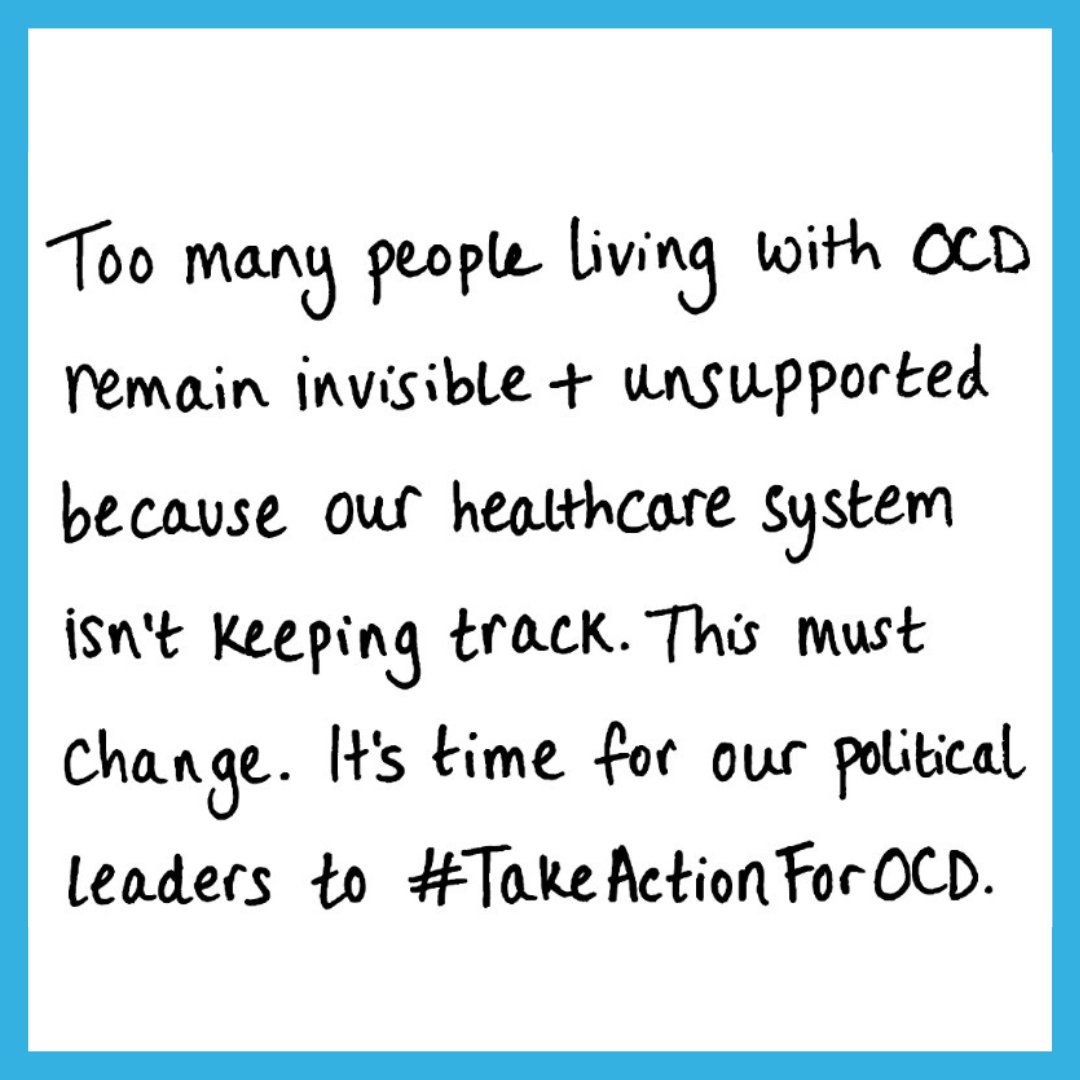 OCD affects up to 1.3M in the UK, yet it's a silent crisis. Our healthcare system is failing to track and support those affected. Help us demand change. Sign the open letter and urge leaders to #TakeActionForOCD 👇 ocdaction.org.uk/campaigns