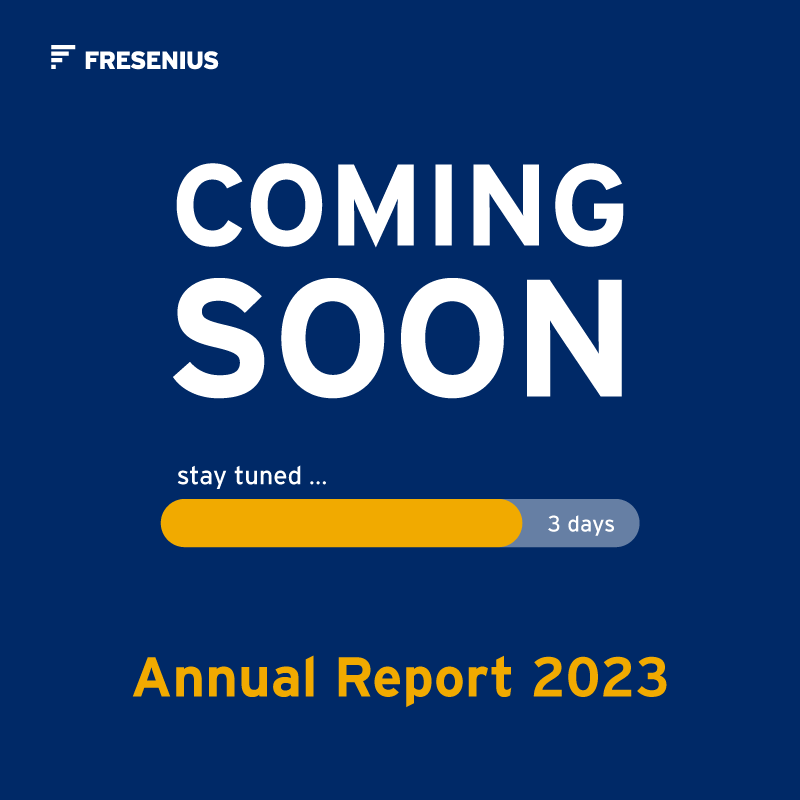Fresenius_IR's tweet photo. 📢This Thursday (March 14), we will release our 2023 Annual Report. Featuring strategic updates, performance highlights and success stories, the #Fresenius Annual Report provides a comprehensive summary of our progress on #FutureFresenius in 2023. Stay tuned! https://t.co/sq6II9opzb