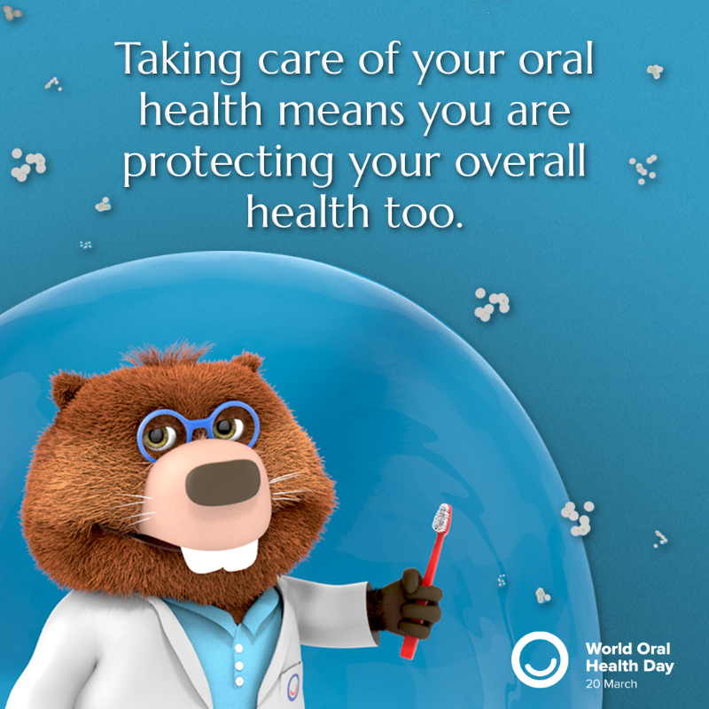 Did you know a #HappyMouth is essential for your heart, your lungs,and your brain… &amp; reduces the risk of unwelcome health conditions. Taking care of your oral health means you are protecting your overall health too! Take it from Toothie: A #HappyMouth is a #HappyBody !