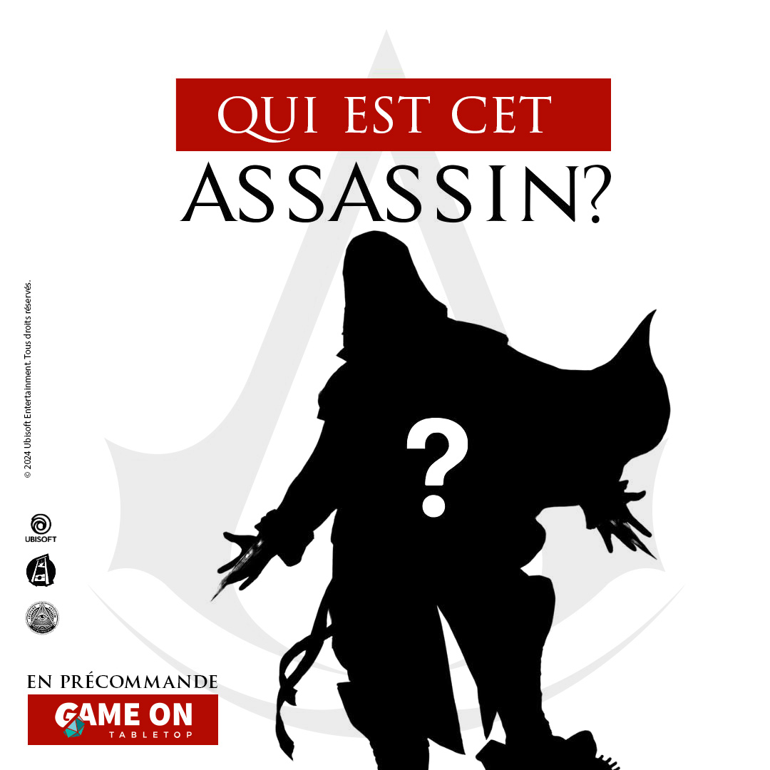 🎁Nouveau jeu à l'occasion des précommandes Assassin's Creed: le #JDR officiel !

gameontabletop.com/cf2801/assassi…

🔍• Trouvez le nom de l'assassin
🔁• Partagez la publication

Nous annoncerons le gagnant lundi et il remportera 50€ sur notre boutique !

#AssassinsCreed