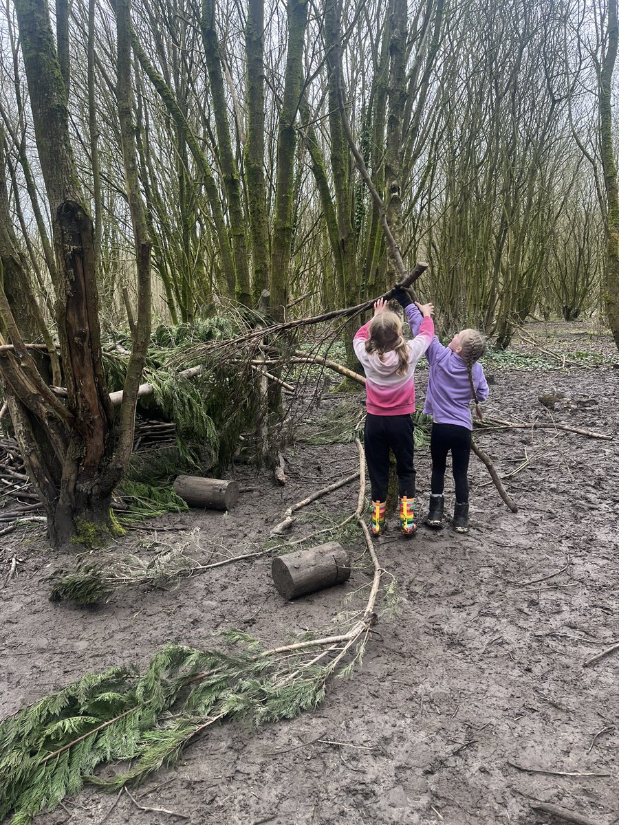 Y4M’s turn at Forest School this week.  We are really enjoying den building, swinging in the hammocks and fire lighting.  @my_outdoor #Newfoldhumanities #Newfoldsport