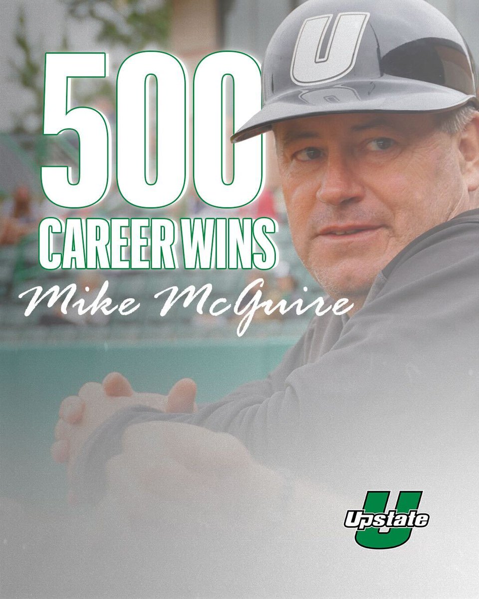 500 𝒂𝒏𝒅 𝒄𝒐𝒖𝒏𝒕𝒊𝒏𝒈...

With the Spartans win Friday against Rider, head coach Mike McGuire recorded his 500th career victory as a collegiate head coach

#SpartanArmy ⚔️
