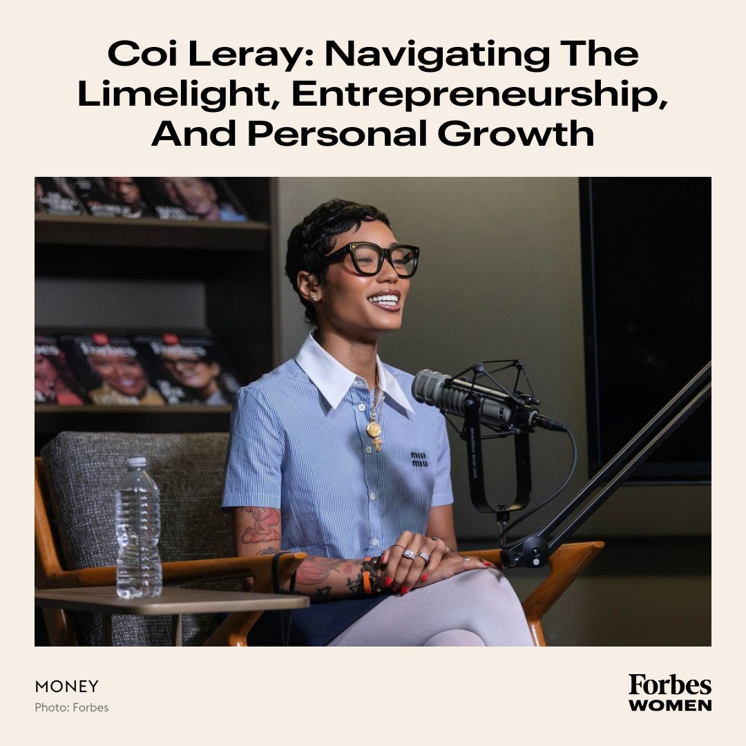 In a recent interview on @Forbes New Money, host @Rosemarietv delves into a candid conversation with @coi_leray, a rising star in the music industry known for her distinctive style, entrepreneurial ventures, and commitment to personal growth. WATCH: on.forbes.com/6014kBzy0