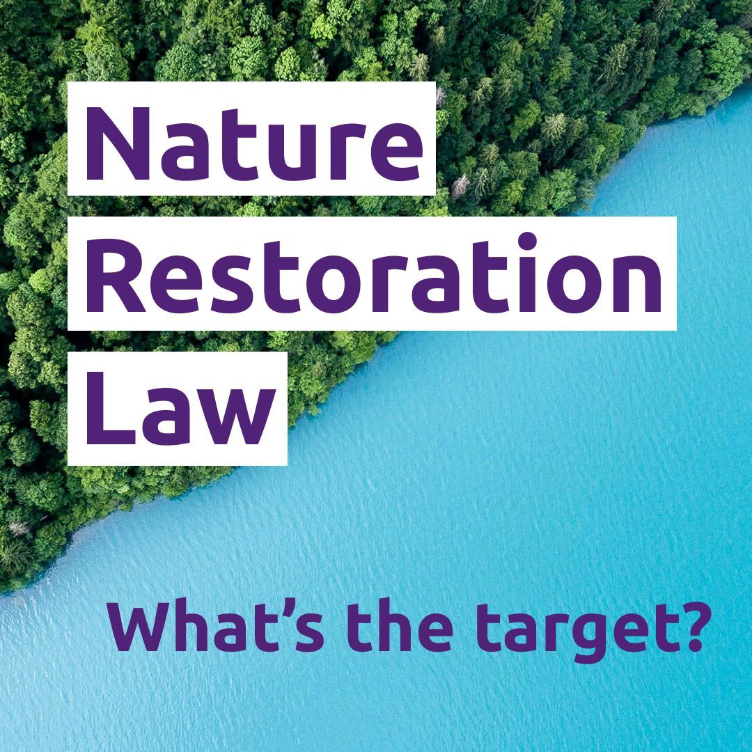 A few days ago, the European Parliament has passed the Nature Restoration Law. What is the target? - By 2030, the target is to restore 20% of all EU land and sea. - By 2050, the target is to cover all ecosystems in need of restoration. #NatureRestoration