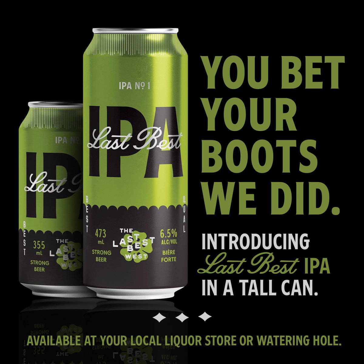 The same beer you know and love but in a convenient new format. Last Best IPA is fragrant & robust. A true classic IPA that stands the test of time. #LastBestIPA