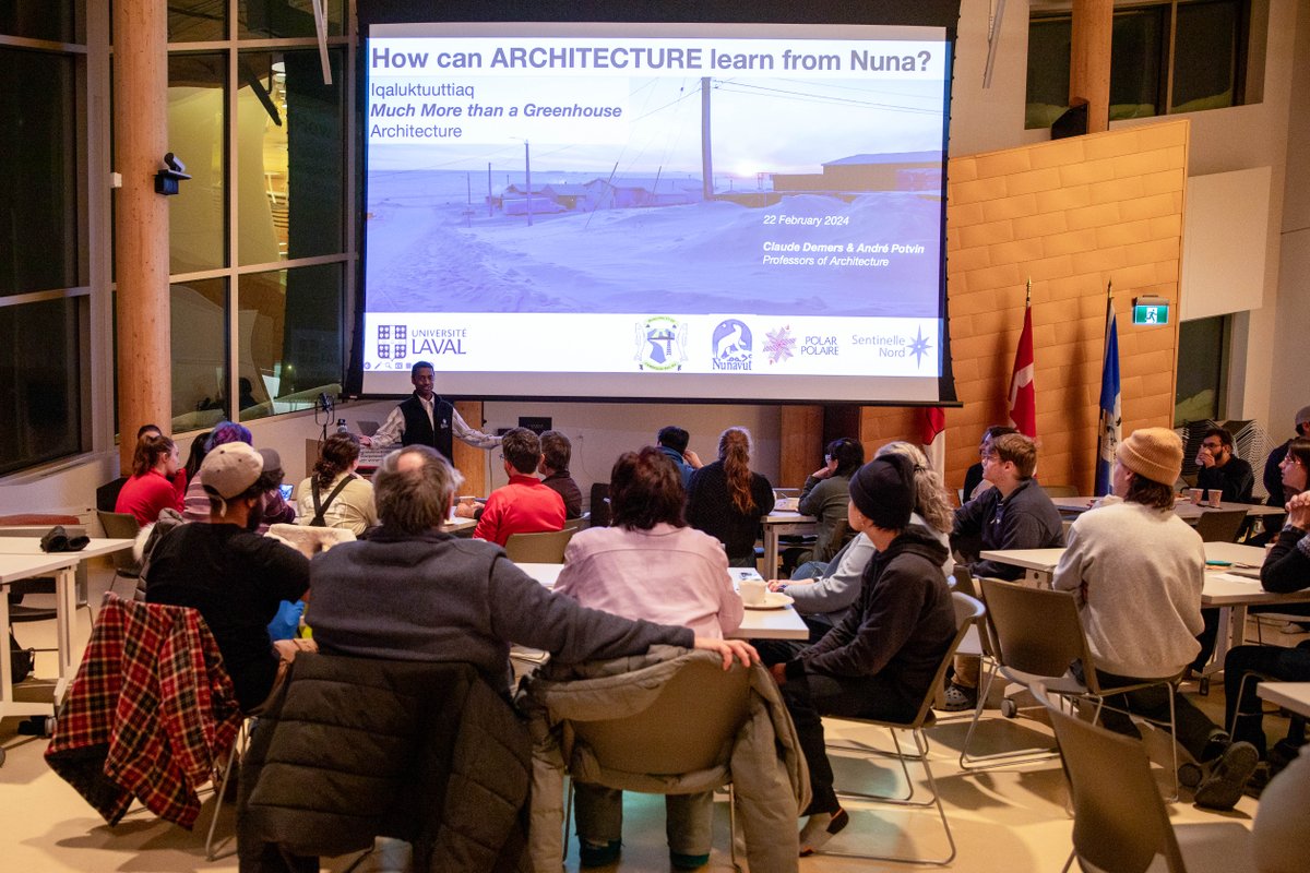 In February 2024, students from the ULaval architecture program visited CHARS to host community driven workshops on preliminary designs and co-create versions of infrastructure related to greenhouses which would be functional within the community and in the Arctic.