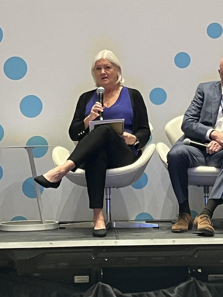 eHealth Exchange is connected to 60 HIEs and Kathryn Bingman gives a big shout out to HIEs for all their work. They play a critical role in local connectivity, regulations and analytics. #TEFCA is national but HIEs are local and they provide such a great service. #HIMSS2024