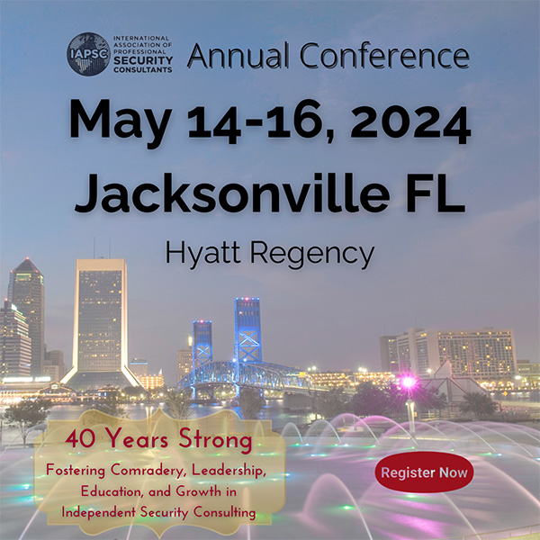 SafeguardsC's tweet image. We are excited to share that the @IAPSCIAPSC Annual Conference is coming up quickly! The conference will be held from May 14th to 16th in #JacksonvilleFl. 

We hope you will consider attending with this being their 40th anniversary!

iapsc.org/events/confere…
#IAPSC #security