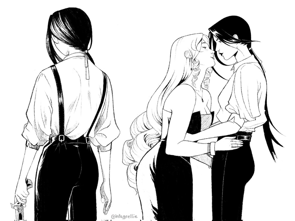 integrellie's tweet image. #Clorinde #clorivia #Genshinlmpact