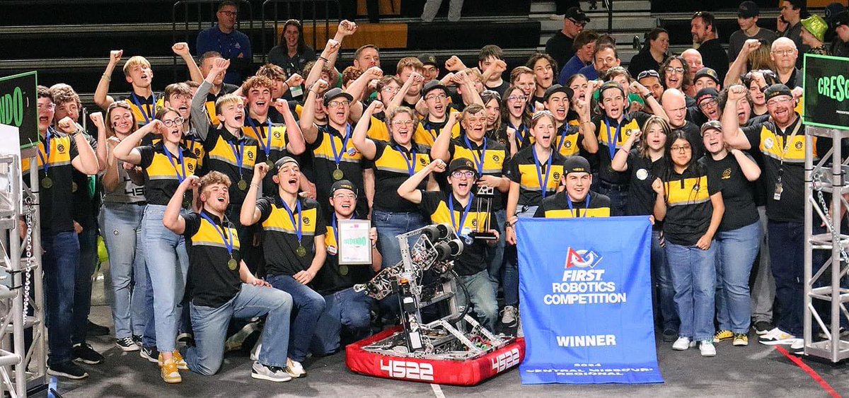 🎉🤖Congratulations to Team SCREAM 4522 for their outstanding performance at the 2024 FIRST Robotics Central Missouri Regional competition! 🏆🤖  🚀🎉 #TeamSCREAM4522 #FIRSTRobotics #NationalsBound
#firstinmissouri #frcteam #omgrobots #future #SCHS #sctigers