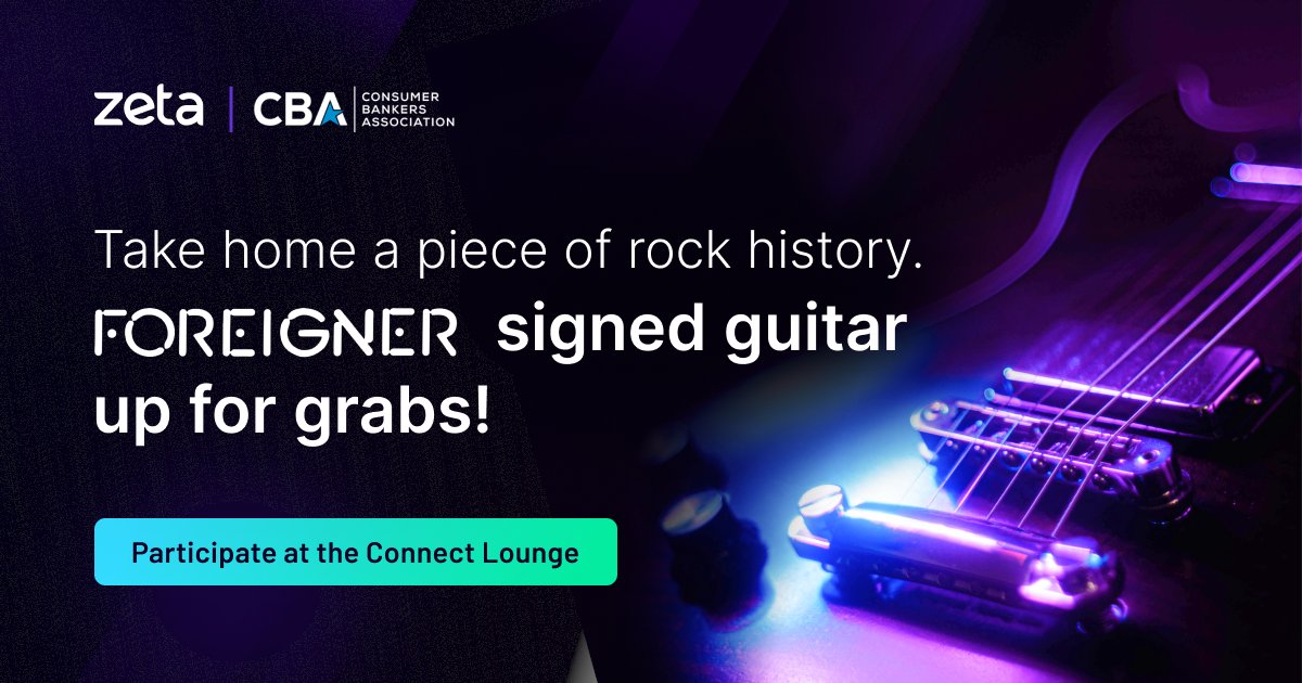 Ready to own a piece of rock memorabilia? 
Swing by the CBA Connect Lounge for your shot at a FOREIGNER signed guitar! Don't miss out on this epic opportunity. 

#Zeta #CBALive2024