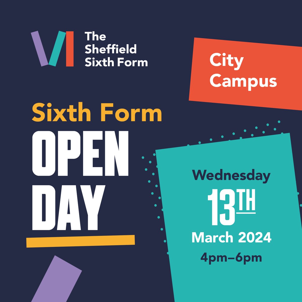 Sheff6thForm's tweet image. Our Sixth Form Open Day is this Wednesday!

From 4-6pm, come along to our City Campus where teaching staff will be available to discuss each of our A Levels to give you an insight into studying at The Sheffield Sixth Form.

Click below to book your place!
ticketsource.co.uk/the-sheffield-…