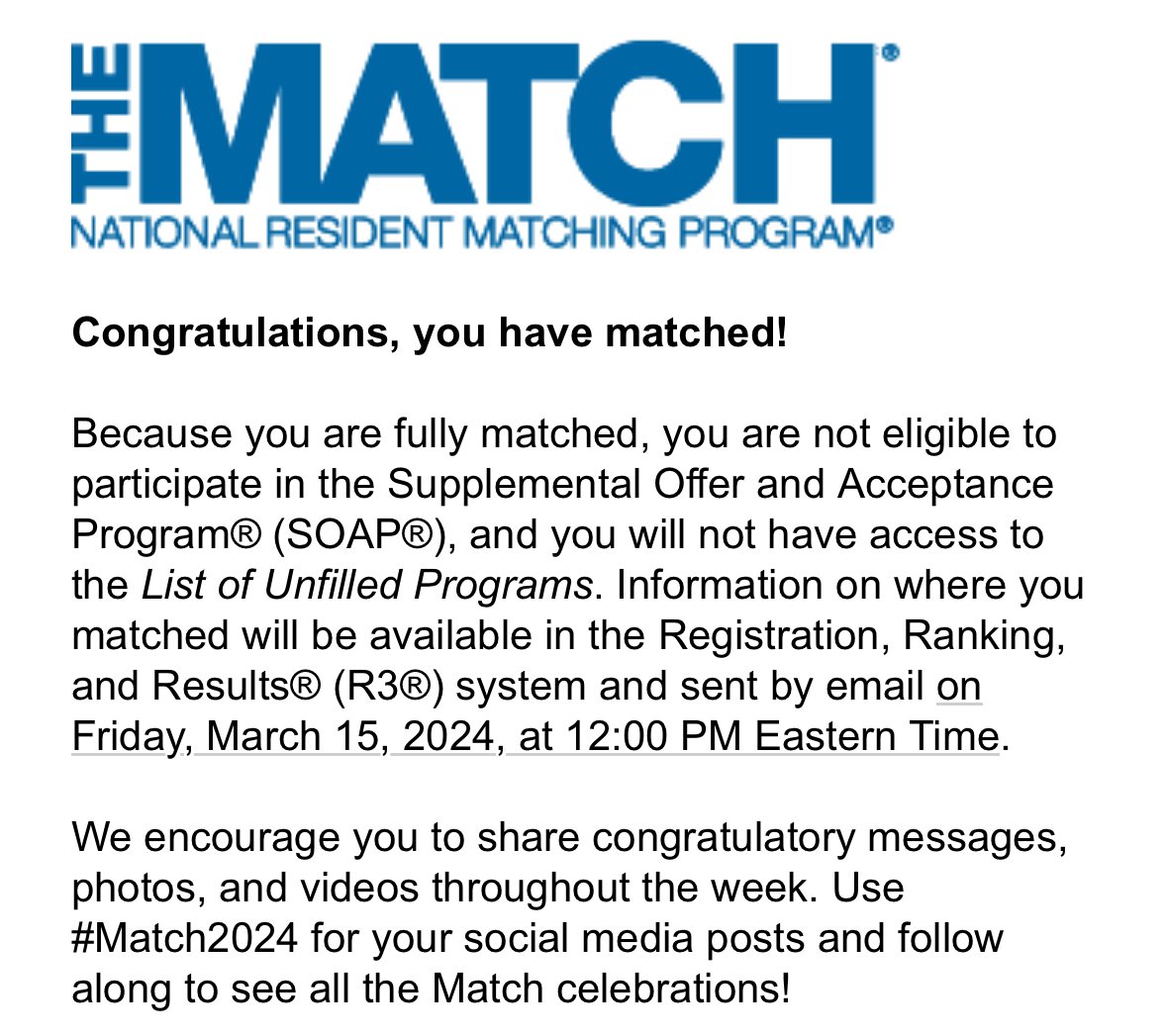 I'm going to be a pathologist! 🥹 

#Path2Path #PathMatch24 #PathTwitter #PathX #Match2024 #MedTwitter