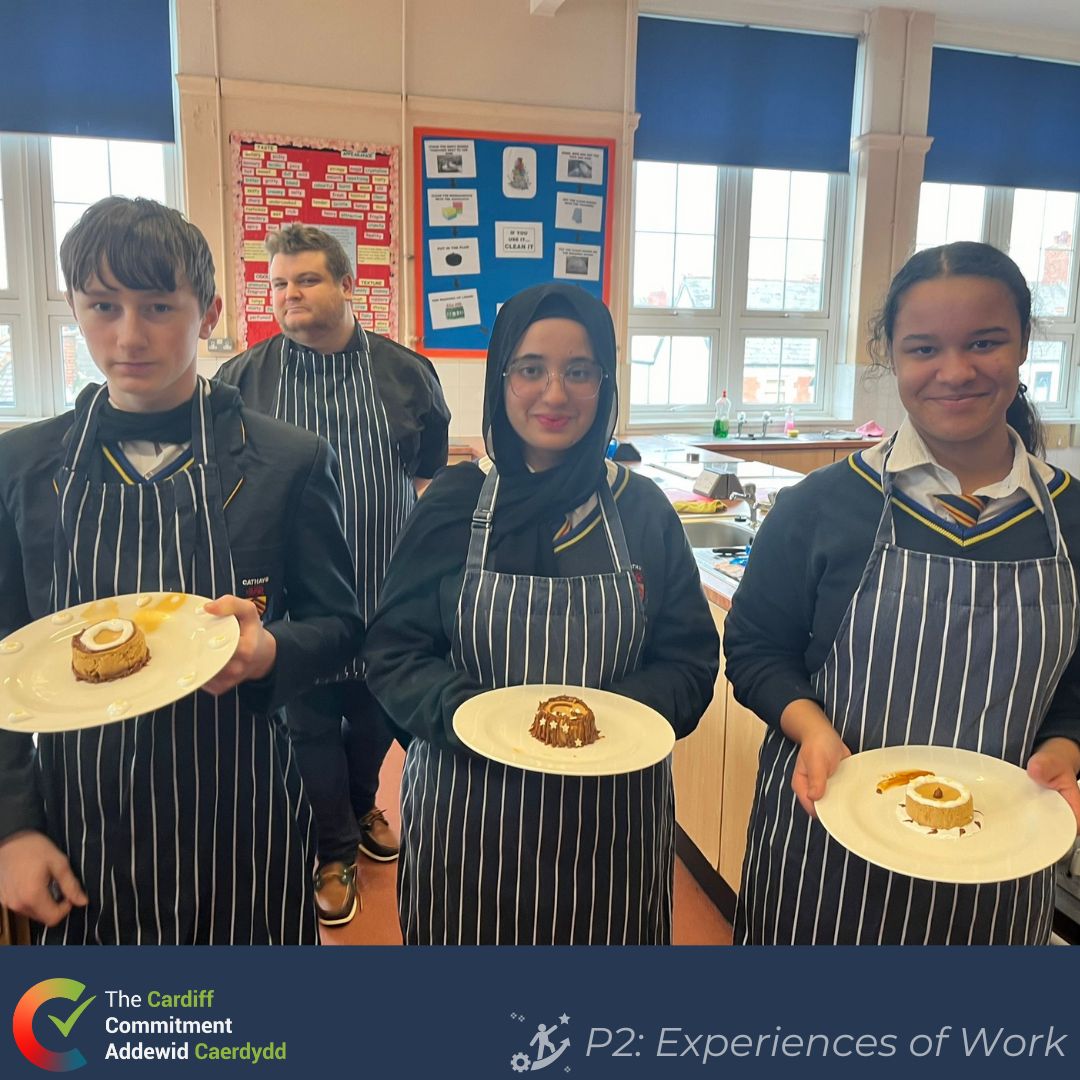 Partner of the Week - GAUCHO Gaucho delivered a workshop for the year 10 catering pupils from @CathaysHigh They learned about Health & Safety🦺 , Deboning Chicken🐔 and Dressing Dessert Plates🧁 Huge thanks, we look forward to the next 'Gaucho Takeover'!🙏