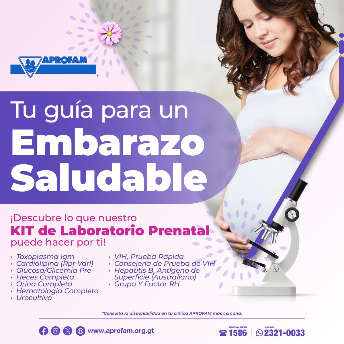 Aprofam's tweet photo. Kits de laboratorios prenatales: Asegura un embarazo saludable desde el principio. ¡Prevenir es cuidar! 🤰🔬
#KitsPrenatales #SaludMaterna #EmpodérateConSalud https://t.co/f2I1lTLBdQ
