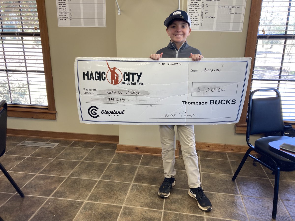 magic_golf's tweet photo. Phillips ran the table in 10-11, winning all five events and was crowned overall champion! Bradley finished first in the event after the overall champ, with Braxton second. https://t.co/zZ5OjyJoPd
