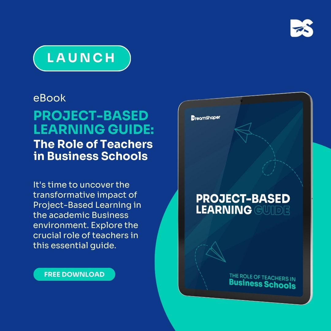 Launch of DreamShaper! 🚀

Our new ebook "Project-Based Learning Guide: The Role of Teachers in Business Schools" is now available.

📌 The guide is free. Download it now and check it out: hubs.la/Q02nVY4m0