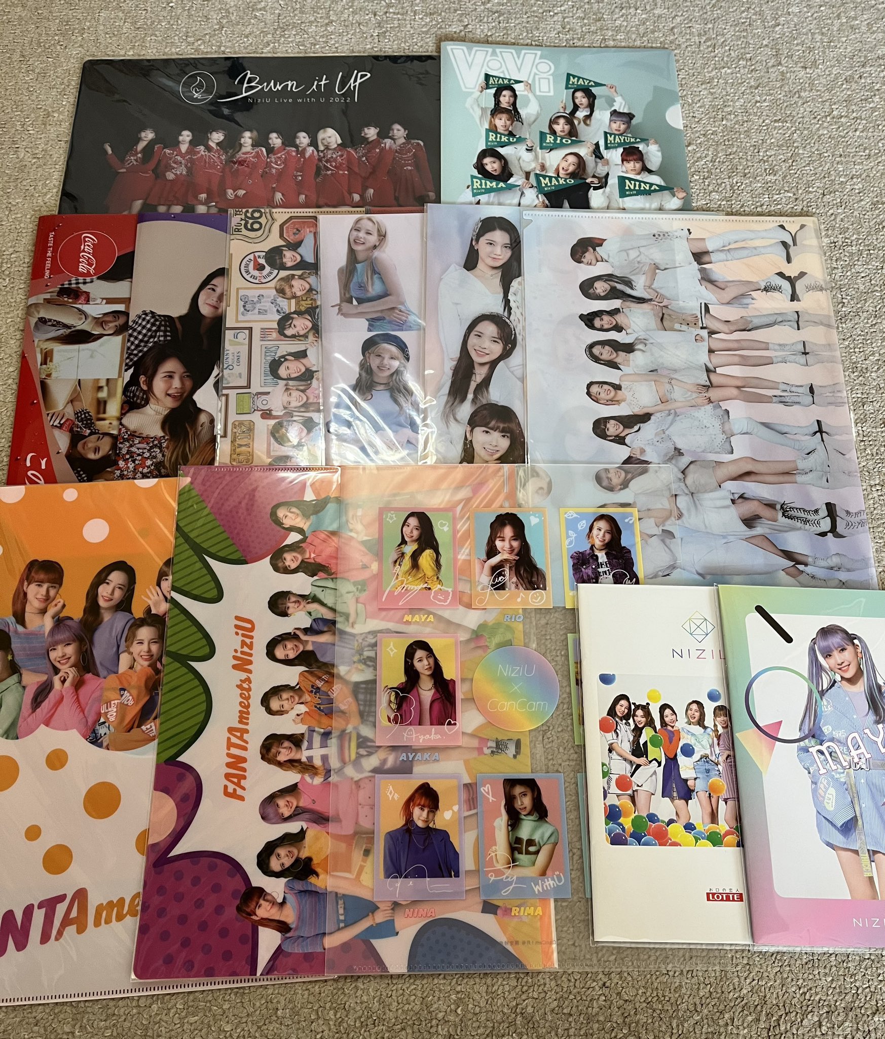 NiziU MAYA まや Burn it Up C賞 サイン入りチェキ