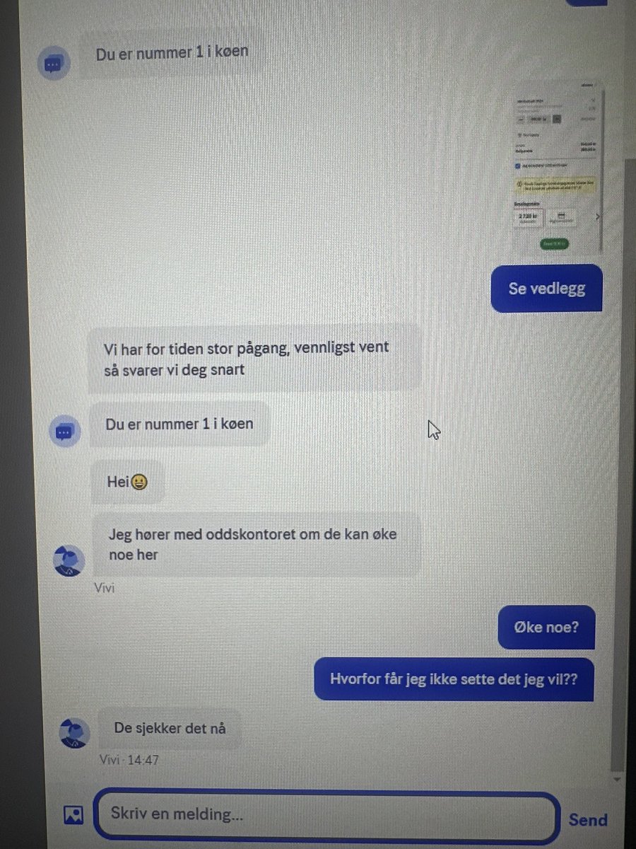 joakimerbe's tweet photo. @Smoothedan Du har kanskje kontroll på dette? Hvorfor får jeg ikke sette det jeg vil på NT? Opplevd dette tidligere på utenlandske, men ikke på NT. Når begynte @NorskTippingAS  å limitere spillere så hardt? https://t.co/t67TGJeZTy