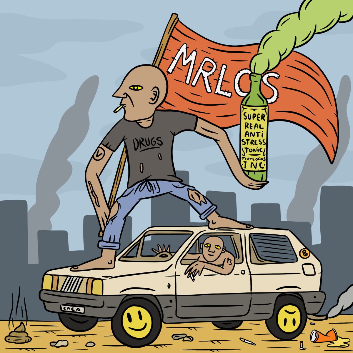 The new official morlacos collection "morlacos incorporated" bring us an universe where we dont know how all it ends, but looks like its okay, the people have now, other normal problems, like fight with a giant mutant rat, go to a good friend that can fix your rusty car...+
📜