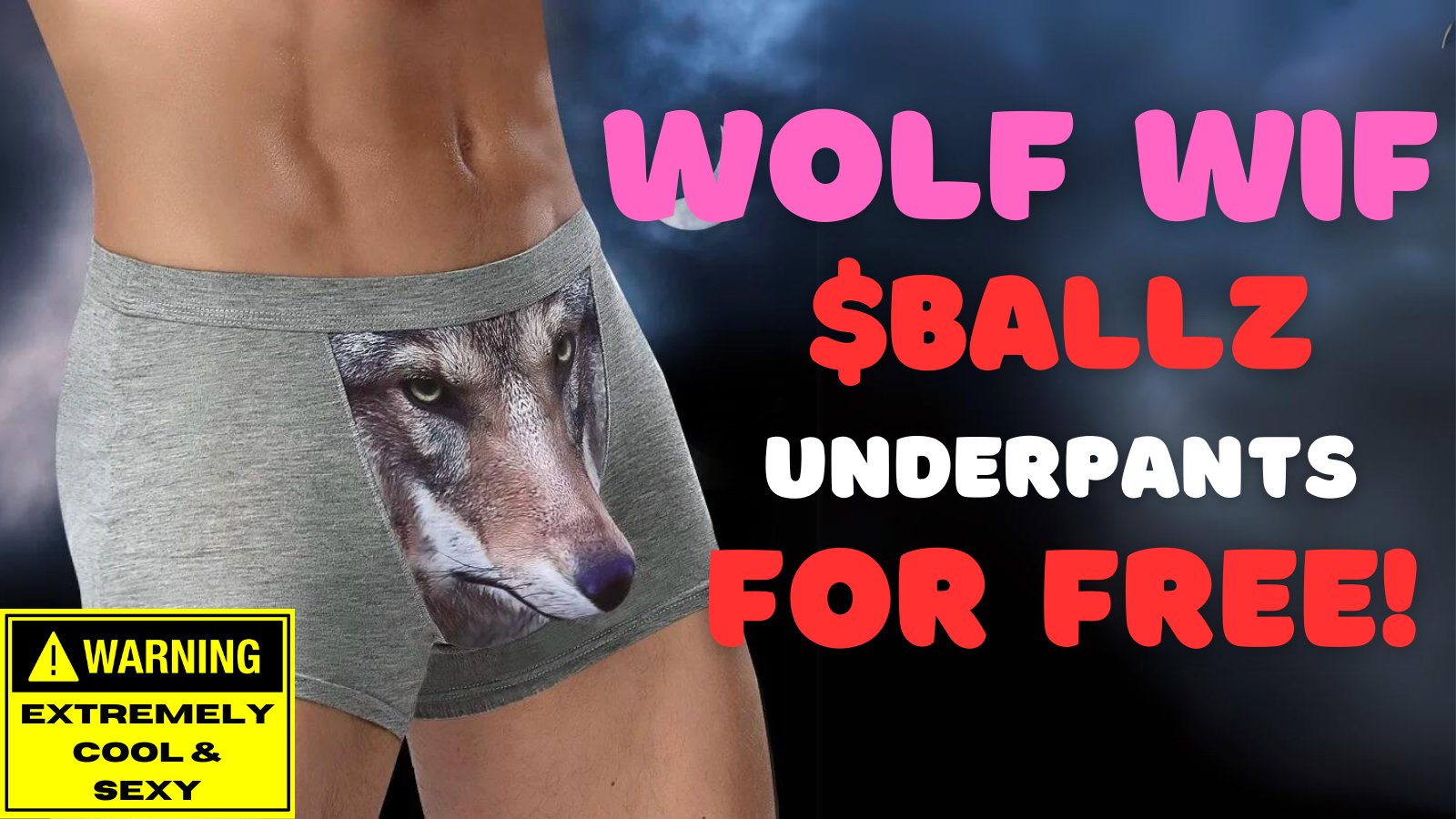 Alex Mason 👁△ on X: Get Wolf Wif $BALLZ underpants for free! Celebrating  the Wolf Wif Ballz success, I am giving away Extremely cool & sexy  underpants for everyone who got $BALLZ